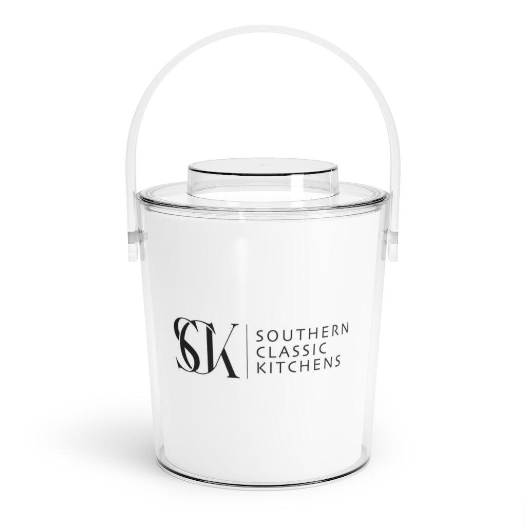 Ice Bucket with Tongs